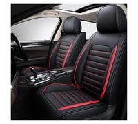 XINYUNFEI Housse de siège Voiture pour Jeep Wrangler JK JL 2007-2024, Imperméables Cuir Respirant Protection Siege Cuir, 2 Seats Full Set Standard(Red)
