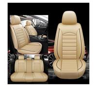 XINYUNFEI Housse Siege Voiture pour Dacia Duster 3 2024 2025, Coussin en Cuir De Première Imperméable Et Résistant À l'usure, Housses Siege Avant Arrière Auto Protection Accessoire(Beige)