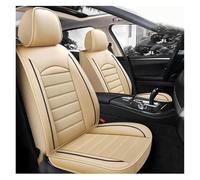 XINYUNFEI Housse Siege Voiture pour Ford EcoSport, Coussin en Cuir De Première Imperméable Et Résistant À l'usure, Housses Siege Avant Arrière Auto Protection Accessoire(Beige)