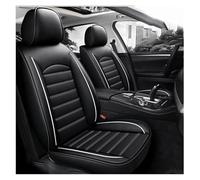 XINYUNFEI Housse Siege Voiture pour Ford Kuga St-Line 2009-2023, Coussin en Cuir De Première Imperméable Et Résistant À l'usure, Housses Siege Avant Arrière Auto Protection Accessoire(Black+White)