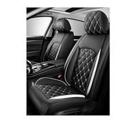 XINYUNFEI Housse Siege Voiture pour Toyota Matrix 2003-2013, Ensemble Complet de Housses Siege Auto Universel en Cuir, Compatible Airbags Latéraux, 5 Seats(White)