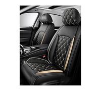XINYUNFEI Housses de Siège de Voiture pour VW New Beetle Cabrio (1Y7) 2002-2025, Housses Siege Auto Universel en Cuir, Compatible avec Les Airbags Latéraux, 2 Seats(Gold)