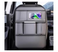 XINYUNFEI Protection Siege Voiture pour Toyota Yaris None Hybrid, Organisateurs de Voiture, Protection Siege Imperméable avec Multi-Poches Rangements et Support Transparent(Grey,One)