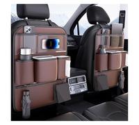 XINYUNFEI Protection Siege Voiture pour Toyota Yaris None Hybrid, Organisateurs de Voiture, Protection Siege Imperméable avec Multi-Poches Rangements et Support Transparent(Brown,Two)