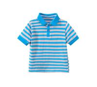XINYUNZU Polo rayé pour garçon - En coton - Style décontracté - Pour l'été - Manches courtes - Pour les loisirs et le sport - Pour enfants de 3 à 14 ans, bleu, 8-9 ans