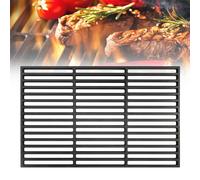 XINZI Grille en Fonte 54 x 34 cm Grille Émaillée Rectangulaire Accessoire Universel pour Barbecue Grill pour Barbecue à Gaz, Barbecue au Charbon de Bois, Braséro et Camping