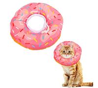 Xinzistar Cône pour chat - Kit de protection post-chirurgie pour chatons et chats - Doux, confortable, réglable, cône en coton (S, rose)