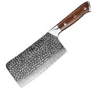 XINZUO B13D couteau de hachage 6,5 pouces bois de fer du désert acier Damas 67 couches