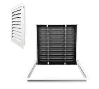 xinzyxx Grille De Ventilation De Plafond Encastrée En Métal Blanc, Porte D'accès De Maintenance Multifonction, Couvercle De Retour D'air, Panneau pour Système De Ventilation(35 * 55cm/13.8 * 21.7in)