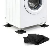 xinzyxx Tapis Anti Vibrations, Absorbeur De Chocs pour Tapis De Course, Protège Sol Caoutchouc, Réduction De Bruit, Antidérapant, Patins Anti Vibrations pour Électroménager(300 * 300mm,16mm)