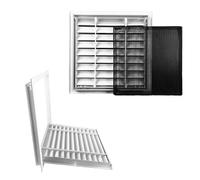 xinzyxx Trappe D'inspection Polyvalente, Grille De Retour D'air En Alliage D'aluminium - Porte D'accès Encastrée pour Mur De Plafond, Facile À Cacher Les Trous Disgracieux(50 * 50cm/19.7 * 19.7in)