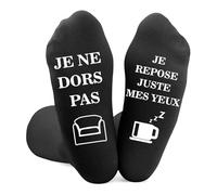 Xioabre Chaussette Homme Cadeau Noel Homme Saint Valentin Pour Cadeau Anniversaire Papa Grand Pere Anniversaire