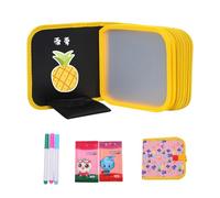 XIOANG Carnet de Croquis effaçable avec Stylo pour Tout-Petits, Taille compacte, Tient dans Le à, stimule l ' Imagination Pendant Les Longs Voyages, Bloc-Notes Portable pour