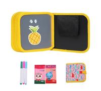 XIOANG Carnet de Croquis effaçable avec Stylo pour Tout-Petits, Taille compacte, Tient dans Le à, stimule l ' Imagination Pendant Les Longs Voyages, Bloc-Notes Portable pour
