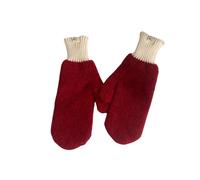 XIOANG Gants Thermiques Chauds et Tendance, Doigt Complet, Red