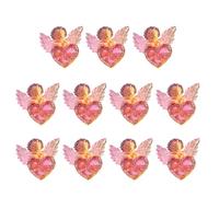 XIOANG Pendentif angélique en acrylique robuste, de Saint-Valentin, pièce de décoration solide pour sacs à clés ou accessoire automobile, pendentif personnalisé
