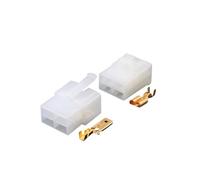 XIOKLM 1-20SET DJ70413A-6.3-21 Auto Waterproof Connector 4 Pin Automotive Plug Famale Male Socket Includes Terminal Seal(Female Male)