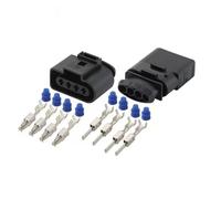 XIOKLM 1-20Sets 4 Pin 1J0973824 1J0973724 3.5 Series Ignition Coil Plug Automotive/Sensor Socket Universal Connector(Female Male,20 Sets)