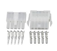 XIOKLM 1 Ensemble 5557/5559 2/3/4/5/6/7/8/9/10/11/12/14/16/18/20/24 Broches, Terminal/boîtier/connecteur de Fil à Pas 4.2mm, Adaptateur(1 Sets 5 Pin)