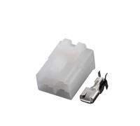 XIOKLM 1 Jeu de 4 Broches d'amplificateur Fil électrique Voiture, connecteur Automatique, Prise Femelle 6.3MM DJ7042B-6.3-21