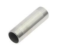 XIOKLM 1 raccord d'eau à filetage mâle BSP, mamelon long, 1/8", 1/4", 3/8", 1/2", 3/4", 1", adaptateur de tuyauterie en acier inoxydable 304(150MM LENGTH_1")