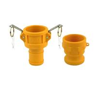 XIOKLM 1 raccord rapide en nylon à came DN15 DN50, adaptateur PP déconnexion 1/2" 2"(Rot,3/4")