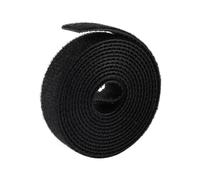 XIOKLM 1 rouleau d'attaches de câble réutilisables pour ordinateur portable (noir)