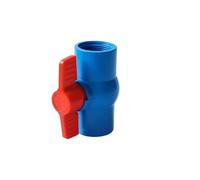 XIOKLM 1 vanne à filetage femelle en PVC 1/2 3/4 1-1/4 1-1/2 pouce for arrosage automatique de jardin, aquarium ou bassin(Blauw,1 inch Thread)