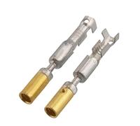 XIOKLM 10/20/50/100/Pcs 2.8mm mâle Femelle Prise de câblage/connecteur électrique à sertir Broches lâches bornes DJ224-2.8A DJ214-2.8/Pcs(Female,50 pcs)