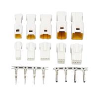 XIOKLM 5 Jeux de connecteurs Automobiles JST02R-JWPF-VSLE 2/3/4/6/8 Broches, étanches mâles et Femelles(5 Sets JST 8Pin)