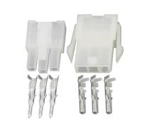 XIOKLM Adaptateur de connecteur Fil, 5 Jeux 5557/5559 2/3/4/5/6/7/8/9/10/11/12/14/16/18/20/24 Broches, Terminal/boîtier/Broche à Pas 4.2mm(5 Sets 3 Pin)