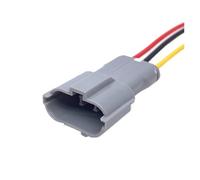 XIOKLM Adaptateur de Moteur à 3 Broches, 1 pièce, Prise Faisceau câbles, connecteur électrique étanche Ressort for Voiture, 7222-7434-40 7123-7434-40(3Pin Male,20 Pcs)