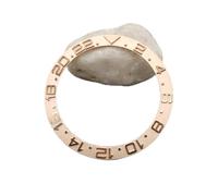 XIOKLM Anneau d'insertion de Lunette en métal incurvé, 38mm x 30.6mm, adapté à SKX007 SKX009 SRPD 300, boîtier Montre, pièces réparation d'anneau(08)