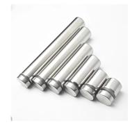 XIOKLM Attaches en verre acier inoxydable de 12mm, 4/6 pièces, entretoises acrylique for publicité, clous à broches, vis fixation for panneau d'affichage, matériel(4pcs,D16x40mm)