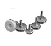 XIOKLM Base de pied nivellement, M6, M8, M10, vis réglable en hauteur, diamètre 30mm, 35mm, 43mm, 50mm, 2 pièces, 4, 8(43mm Dia M8x40mm,4pcs)