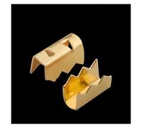 XIOKLM Borne à sertir en Forme de dent Requin H62, connecteur Boucle Fil Laiton 451-1 451-2 451-3 451-4 0.2-4 mm2, Lot 50/100/200/500 pièces(451-3,50 pcs)