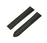 XIOKLM Bracelet de montre de sport souple 20 mm 21 22 FKM en caoutchouc à libération rapide Texture toile, Vert - sans boucle, 20mm