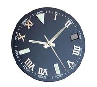 XIOKLM Cadran de Montre 29mm, pièce Rechange for Mouvement NH35 NH36 NH38(Black NO Text Set)