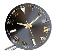 XIOKLM Cadran de Montre 29mm, pièce Rechange for Mouvement NH35 NH36 NH38(Gray C NO Text Set)