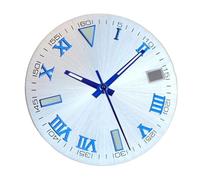 XIOKLM Cadran de Montre 29mm, pièce Rechange for Mouvement NH35 NH36 NH38(White B NO Text Set)