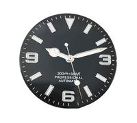 XIOKLM Cadran de Montre NH35 NH36, 29mm, avec Aiguilles Lumineuses, Noir, Blanc, Bleu, Visages, Partie Mouvement Automatique(Dial with Hands 1)