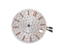 XIOKLM Cadran de Montre Texture nid d'abeille 28.5, Accessoires Montre-Bracelet, Visages Lumineux Verts for Mouvement mécanique NH35 NH36(Rose White)