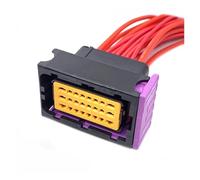 XIOKLM Carte d'ordinateur FCI Automatique 24 Broches, Prise ECU, connecteur électronique, Faisceau de câbles(Female,1 Set)