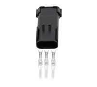 XIOKLM Connecteur Automobile étanche à 3 Broches, connecteur de véhicule avec Bloc d'extrémité DJ7036Y-2.8-11/21(Male Plug,10 Sets)
