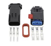 XIOKLM Connecteur Automobile étanche à 3 Broches, connecteur de véhicule avec Bloc d'extrémité DJ7036Y-2.8-11/21(Male and Female Plug,10 Sets)