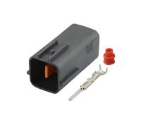 XIOKLM Connecteur de Faisceau câbles câblage capteur, Prise Automatique à 4 Broches 6195 - 0018 avec bornes et Joints(10pcs)