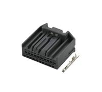 XIOKLM Connecteur de Faisceau câbles Non scellé, Prise Automatique 20 Broches, câble métallique MX34020SF1 avec bornes(Wire with 20cm)