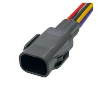 XIOKLM Connecteur de Faisceau câbles Prise sonde d'inversion Automatique, 1 pièce/6 Broches, 12382 6189-1142 6189-7042(6Pin Male,1 Pc)