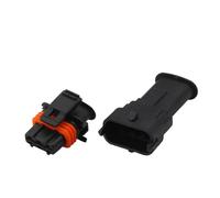 XIOKLM Connecteur de Fil électrique étanche, 3 Broches DJ7036B-3.5-11/21 Femelle et mâle .5mm, Prise capteur Automatique(5 Sets)