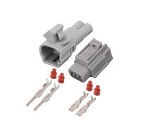 XIOKLM Connecteur de Fil électrique étanche à 2 Broches, connecteur Automobile mâle et Femelle DJ70218Y-2.2-11/21(10 Sets)